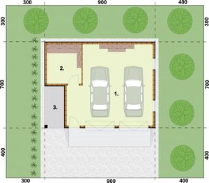 Parter projektu - G33 szkielet drewniany budynek gospodarczy
