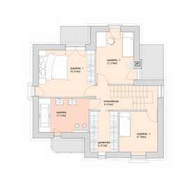 Poddasze projektu - Gonthauz