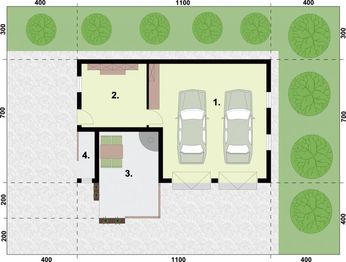 Parter projektu - G321 budynek gospodarczy