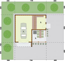 Parter projektu - G41 szkielet drewniany budynek gospodarczy