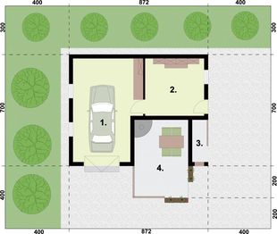 Parter projektu - G322 budynek gospodarczy