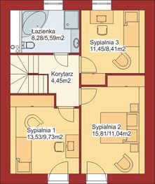 Poddasze projektu - Domek Norweski (016 PS)