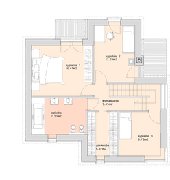 Piętro 1 projektu - SQ36