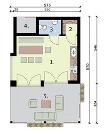 Parter projektu - KL2 Kuchnia letnia / Bud. gospodarczy