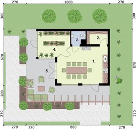 Parter projektu - KL10 Kuchnia letnia / Bud. gospodarczy