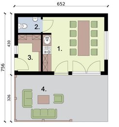 Parter projektu - KL7 Kuchnia letnia / Bud. gospodarczy