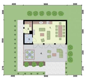 Parter projektu - KL8 Kuchnia letnia / Bud. gospodarczy