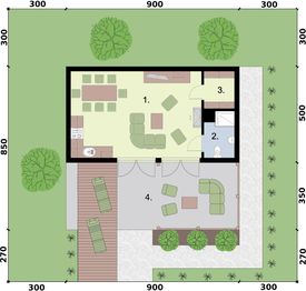 Parter projektu - KL11 Kuchnia letnia / Bud. gospodarczy