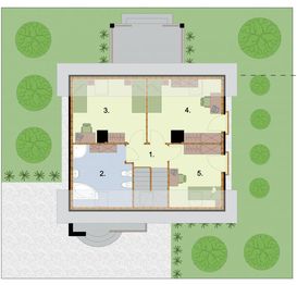 Poddasze projektu - Sevilla 2 szkielet drewniany