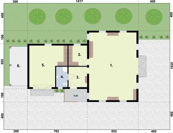 Parter projektu - BGS12 Budynek gospodarczy