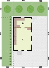 Parter projektu - BG8 Budynek gospodarczy