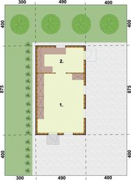 Parter projektu - BG8 Szkielet drewniany Budynek gospodarczy