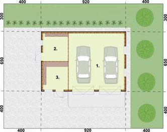 Parter projektu - G3 szkielet drewniany budynek gospodarczy
