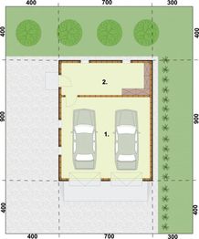 Parter projektu - G1A szkielet drewniany budynek gospodarczy