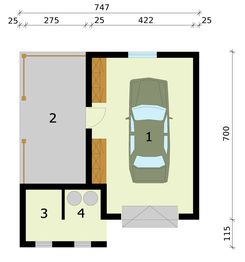 Parter projektu - G288 budynek gospodarczy
