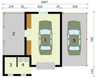 Parter projektu - G289 budynek gospodarczy