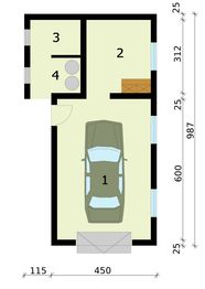 Parter projektu - G291 budynek gospodarczy