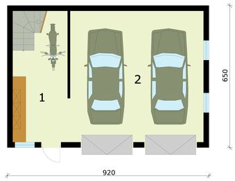 Parter projektu - G295 budynek gospodarczy