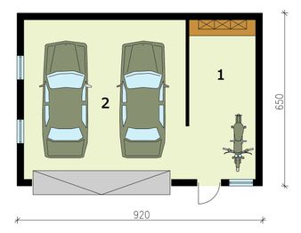 Parter projektu - G296 budynek gospodarczy