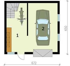 Parter projektu - G297 budynek gospodarczy