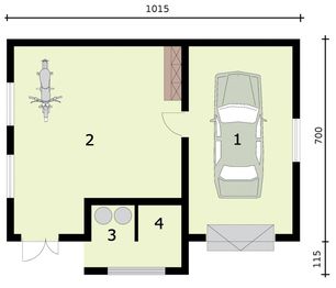 Parter projektu - G310 budynek gospodarczy