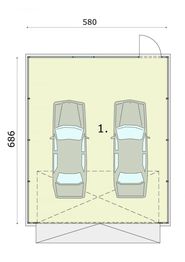 Parter projektu - GB17 projekt budynku gospodarczego