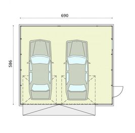 Parter projektu - GB21 projekt budynku gospodarczego
