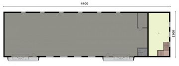 Poddasze projektu - G313 budynek gospodarczy