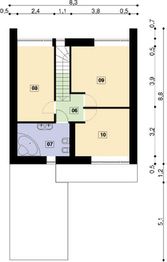 Piętro 1 projektu - PS-MN-48-20-1G-V6