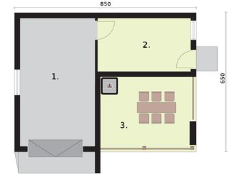 Parter projektu - G264 budynek gospodarczy