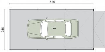 Parter projektu - GB2 projekt budynku gospodarczego