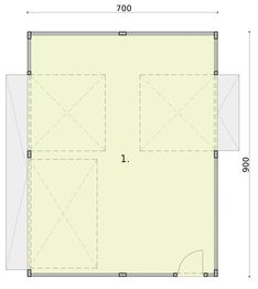 Parter projektu - GB11 projekt budynku gospodarczego