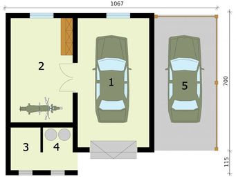 Parter projektu - G277 budynek gospodarczy