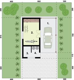 Parter projektu - G278 budynek gospodarczy
