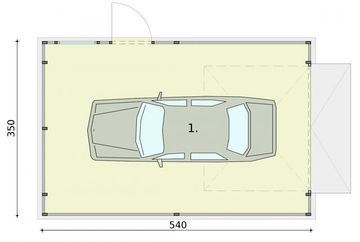 Parter projektu - GB13 budynek gospodarczy