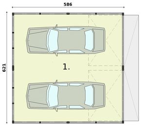 Parter projektu - GB14 budynek gospodarczy