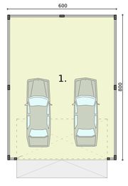 Parter projektu - GB15 budynek gospodarczy