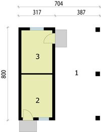Parter projektu - G212 budynek gospodarczy