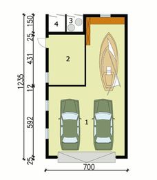 Parter projektu - G125 budynek gospodarczy