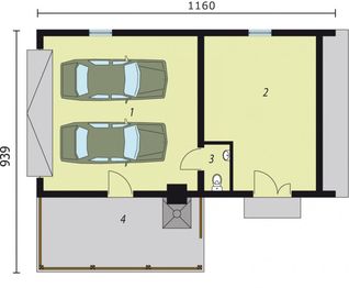 Parter projektu - G216 budynek gospodarczy