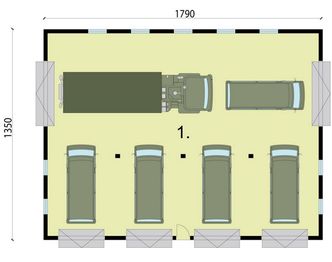 Parter projektu - G233 budynek gospodarczy