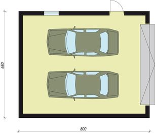 Parter projektu - G2a budynek gospodarczy