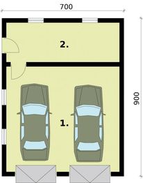 Parter projektu - G1a2 budynek gospodarczy