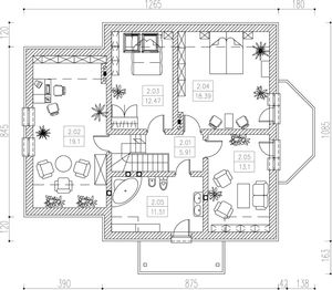 Poddasze projektu - Tyc