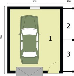 Parter projektu - G245 budynek gospodarczy