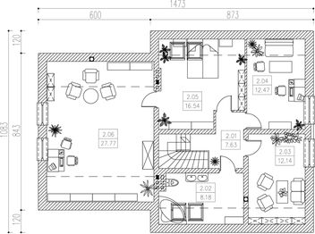 Poddasze projektu - Pas