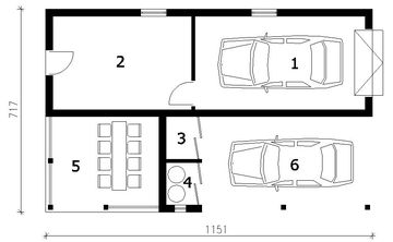 Parter projektu - G167 budynek gospodarczy
