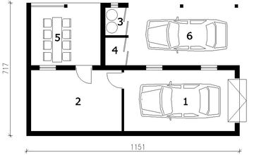 Parter projektu - G169 budynek gospodarczy