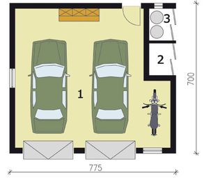 Parter projektu - G175 budynek gospodarczy