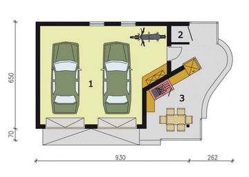 Parter projektu - G185 budynek gospodarczy